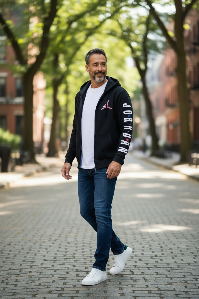 🧥 Chaqueta Deportiva Urbana jordan con Capucha – Estilo Premium