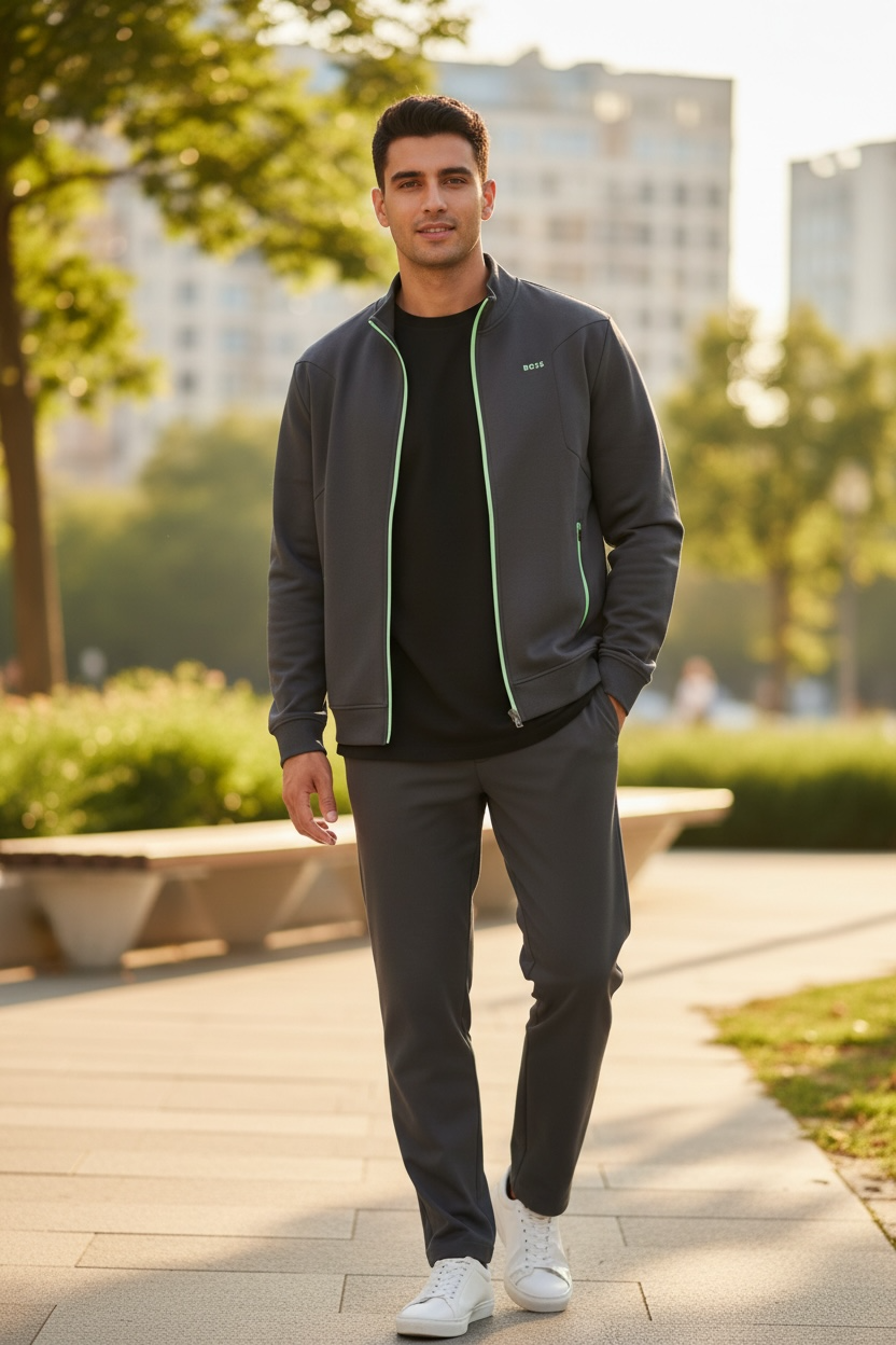 🧥 Buzo Casual Premium con Cierre Frontal hugo Boss
